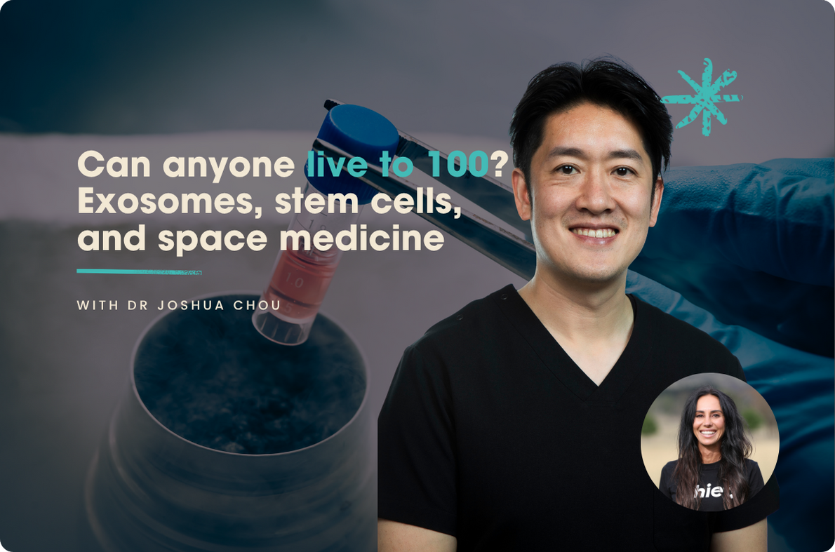 Can anyone live to 100? Exosomes, stem cells, and space medicine with Dr Joshua Chou