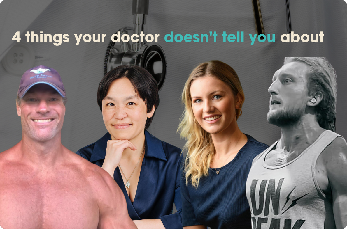 4 things your doctor doesn't tell you about with Dr Charlton, Dr Turton, Dr Baker and Jake Dolechal