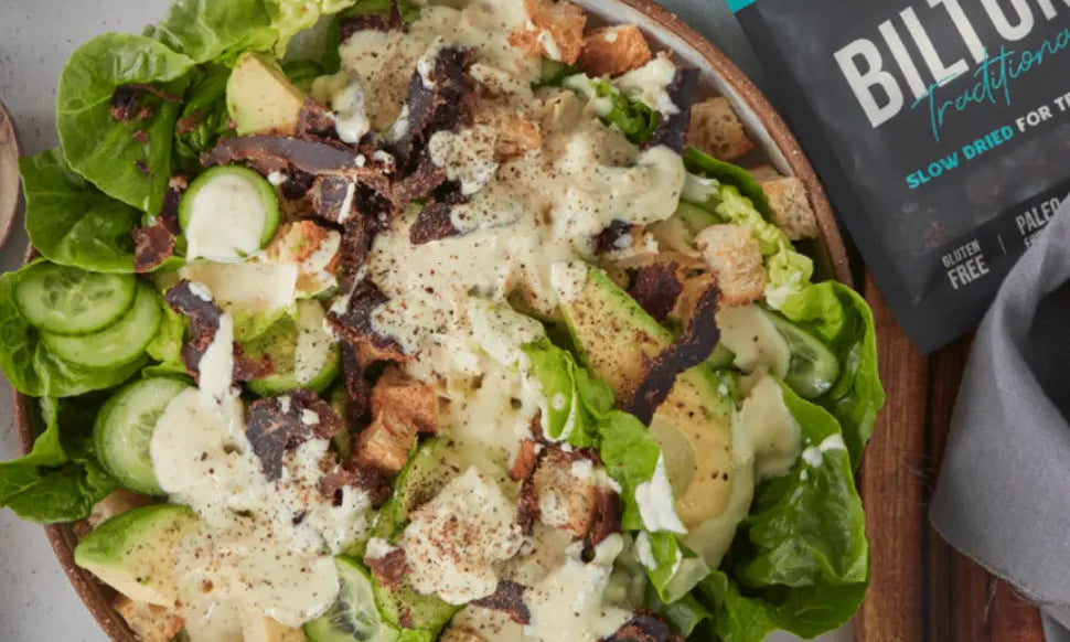 Biltong Caesar Salad - Chief Nutrition