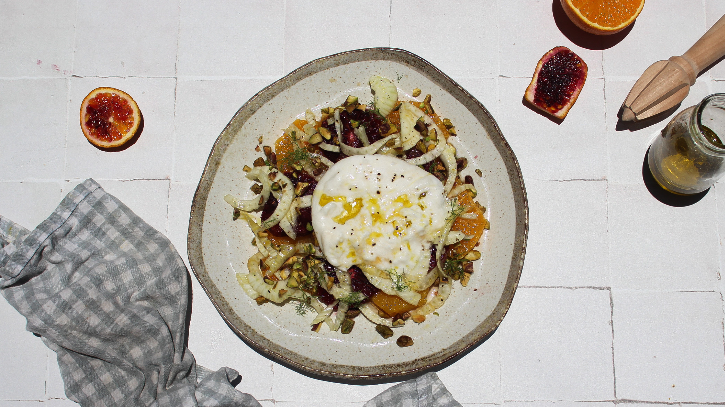 Burrata, Blood Orange & Fennel Salad