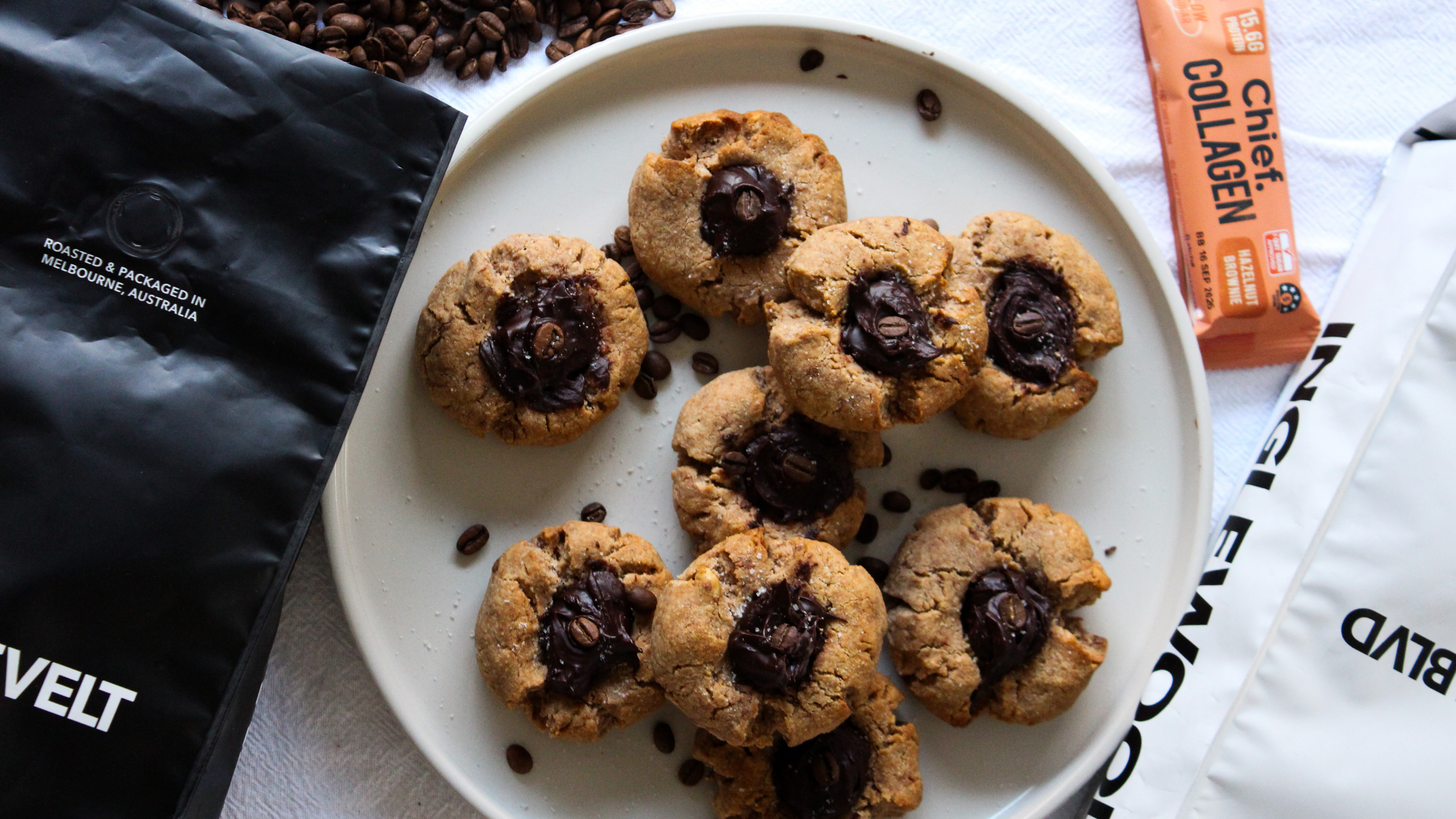 Gluten Free Coffee Collagen Cookies