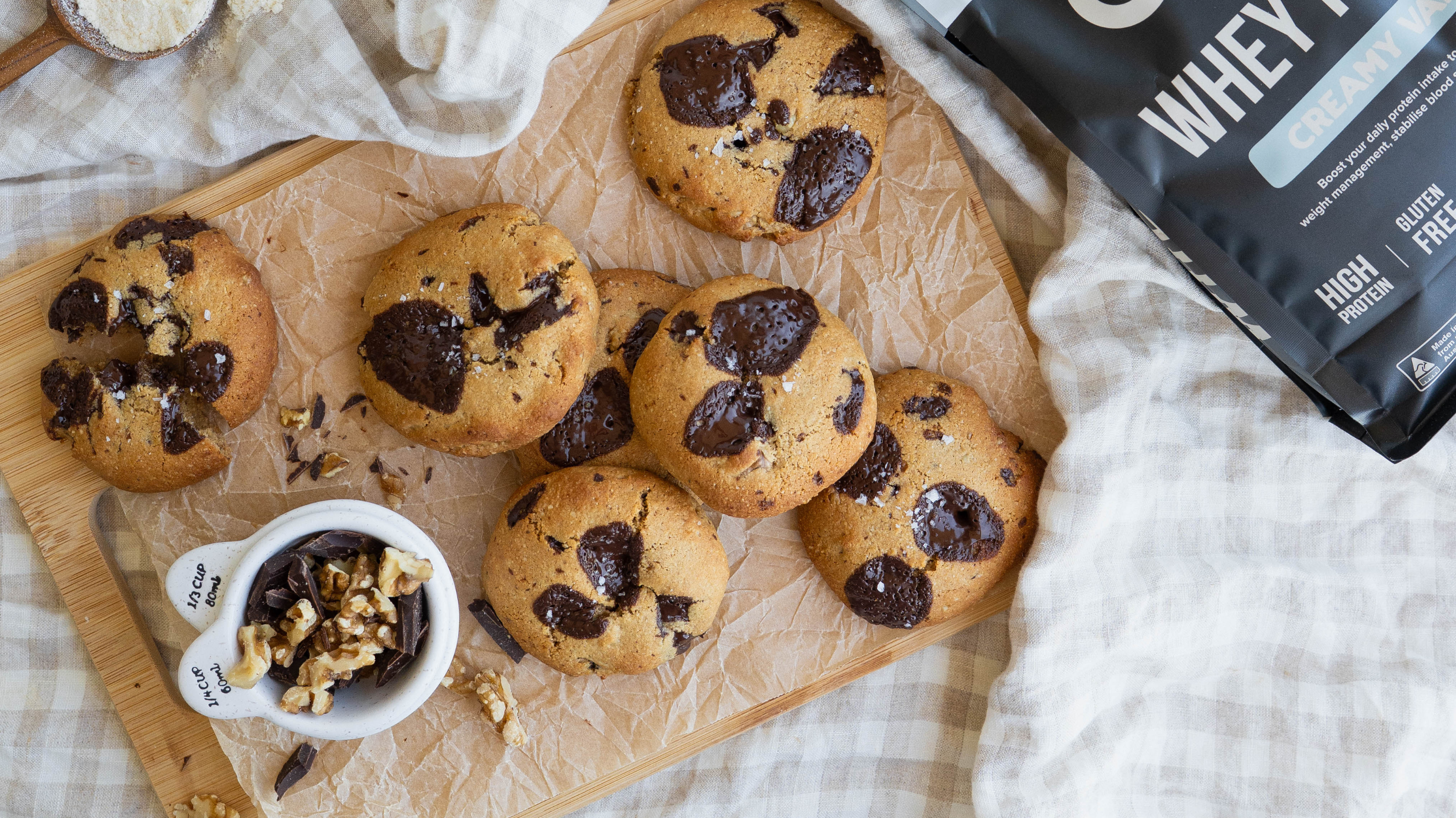Classic Choc Chunk Protein Cookies