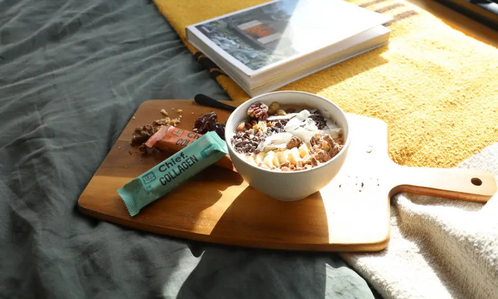 Chocolate Peanut Butter Smoothie Bowl - Chief Nutrition