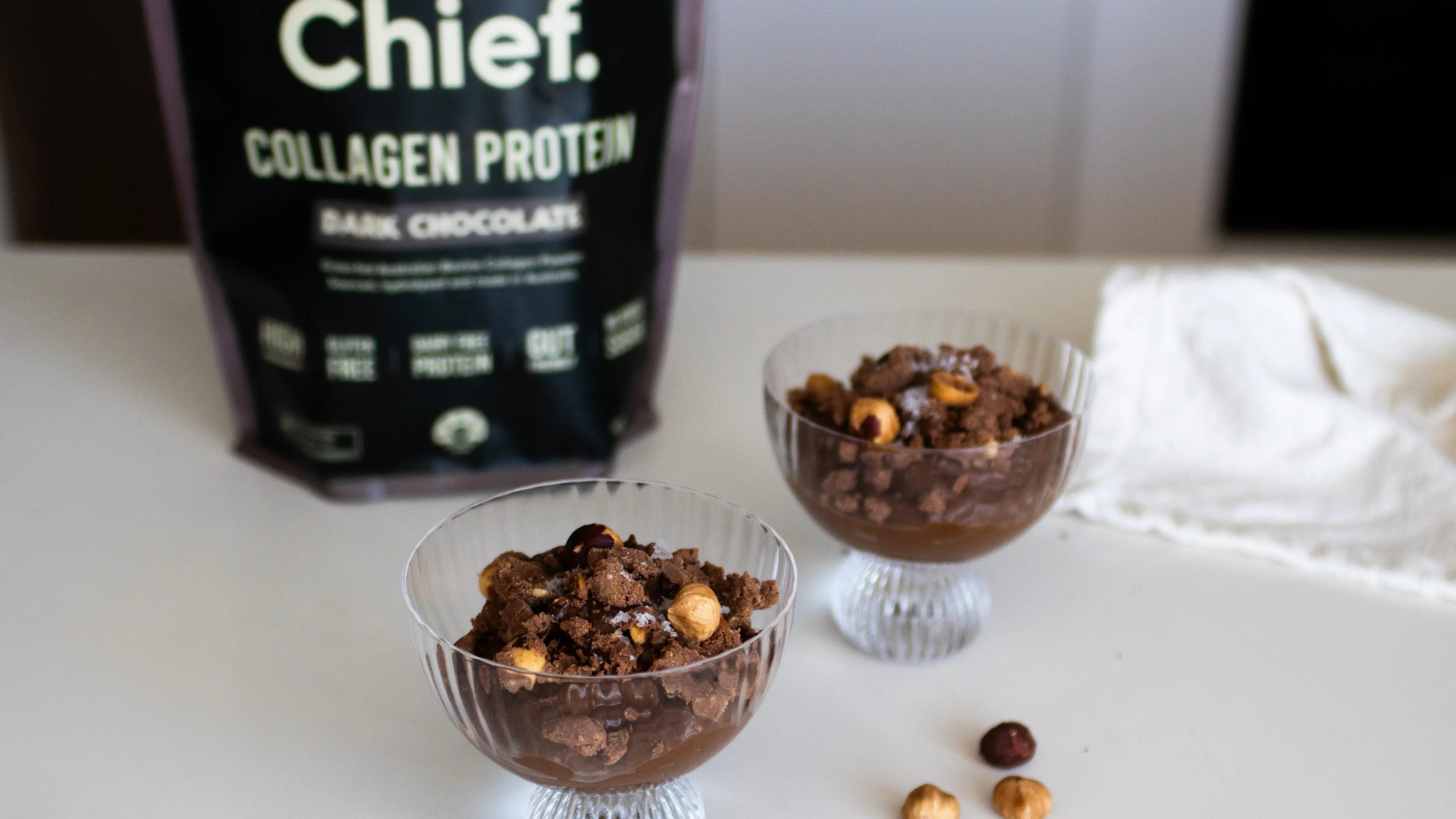 Hazelnut Brownie Protein Mousse - Chief Nutrition