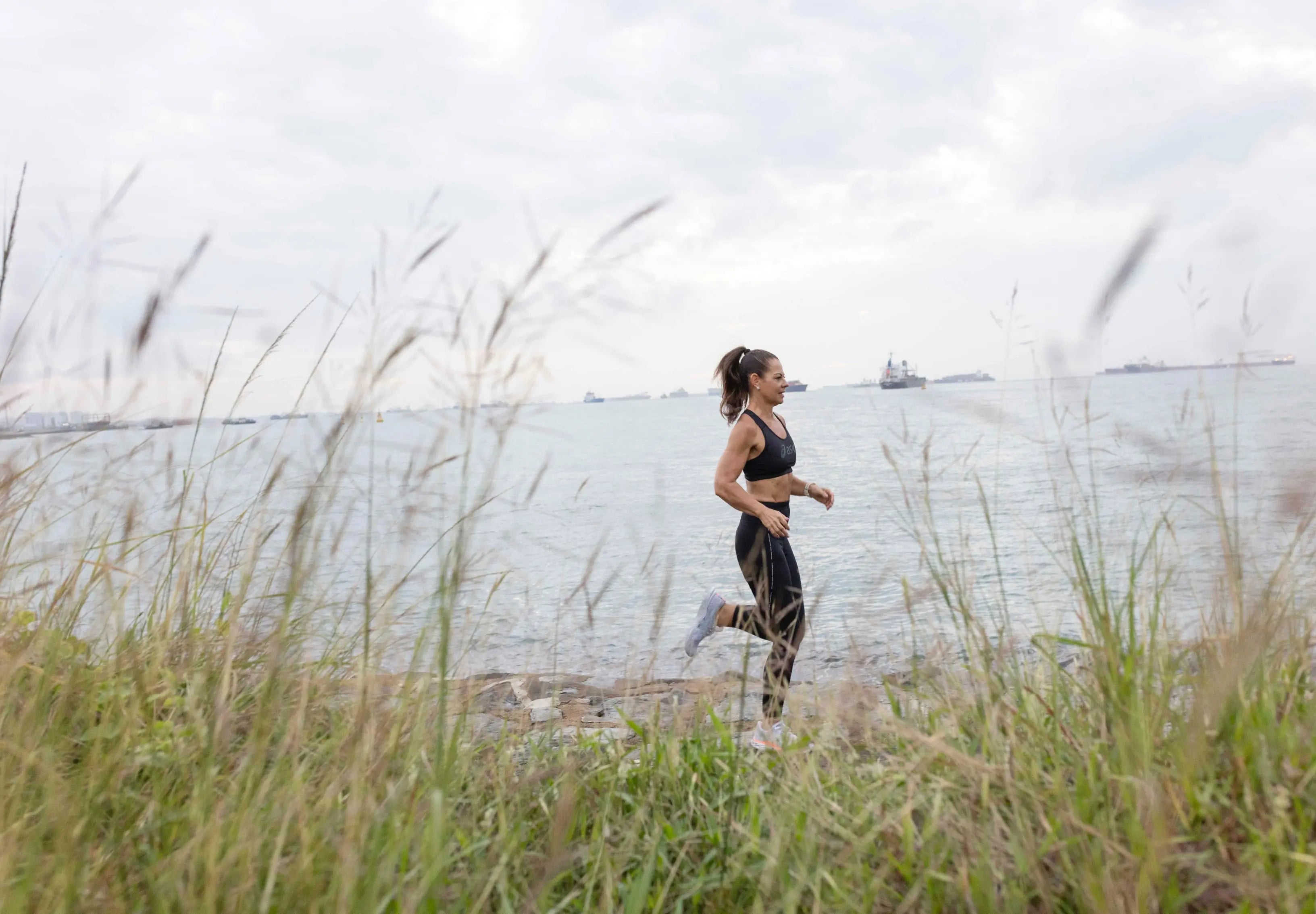 Natalie Dau running outdoors
