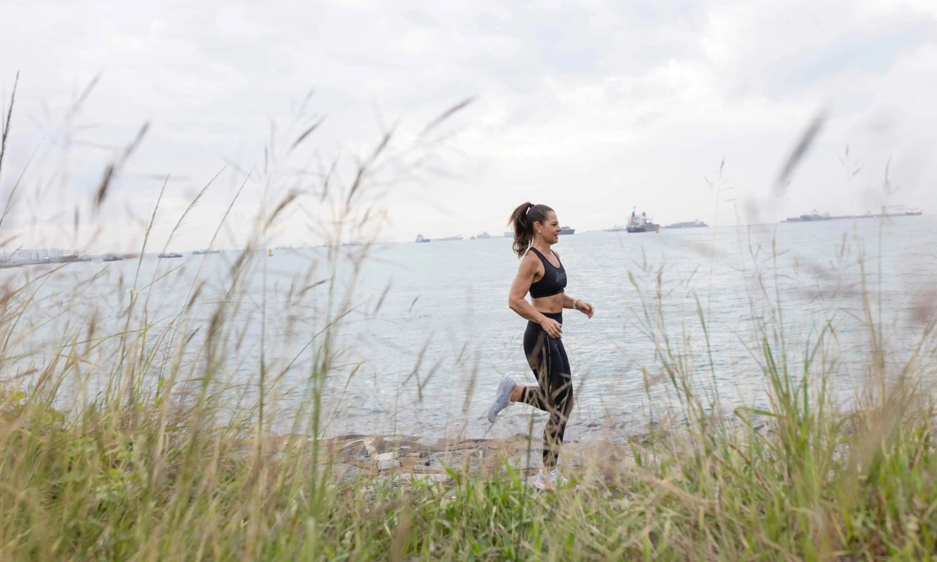 Natalie Dau running outdoors