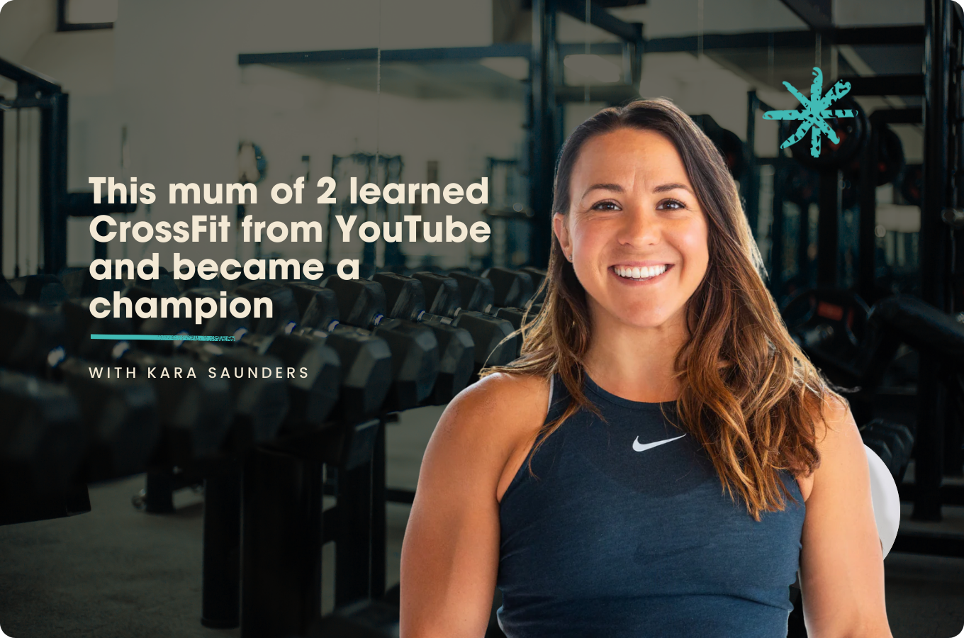 This mum of 2 learned CrossFit from YouTube and became a champion