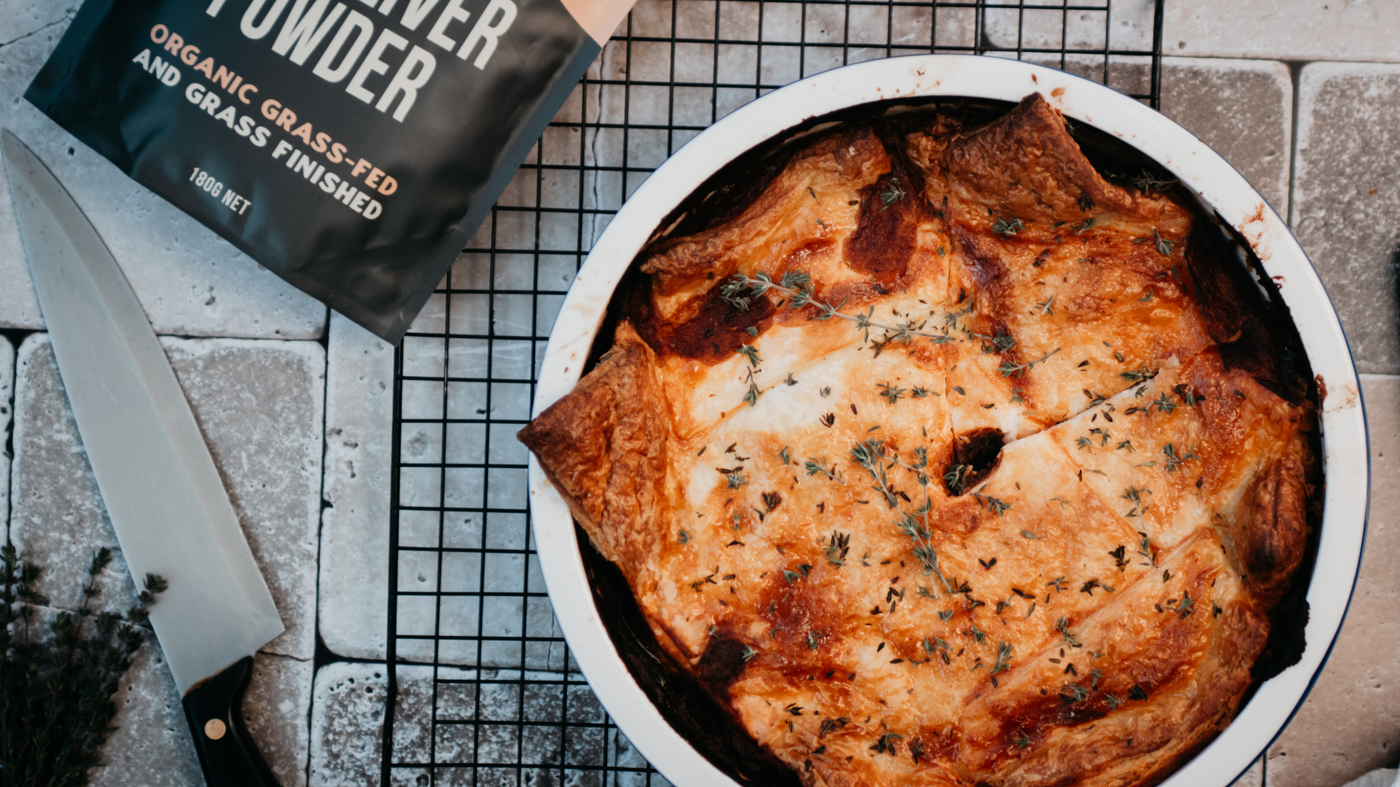 Gluten-free Steak & Liver Pie