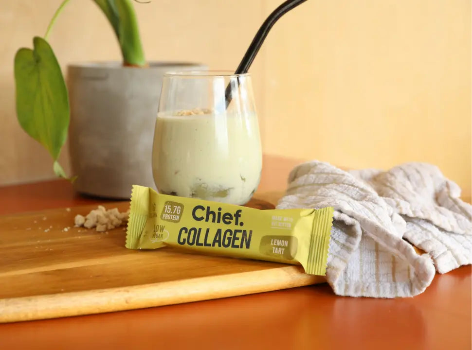 Keto Lemon Cheesecake Collagen Smoothie - Chief Nutrition