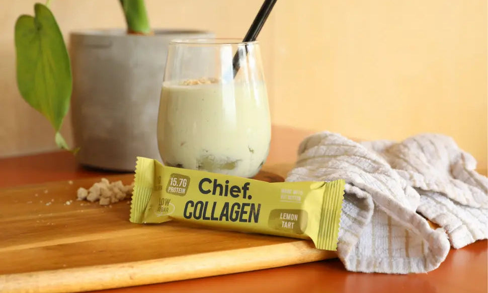 Keto Lemon Cheesecake Collagen Smoothie - Chief Nutrition