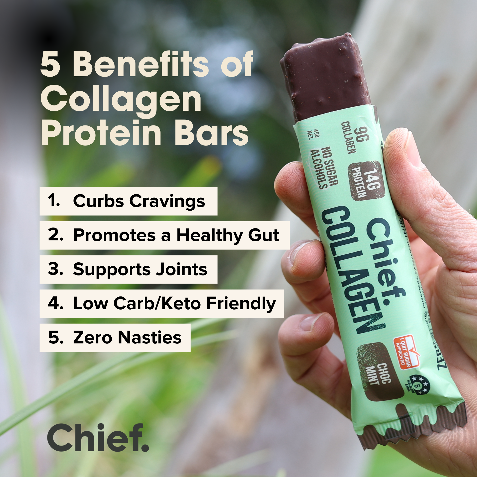 Collagen Protein Bar - Choc Mint (12 bars)