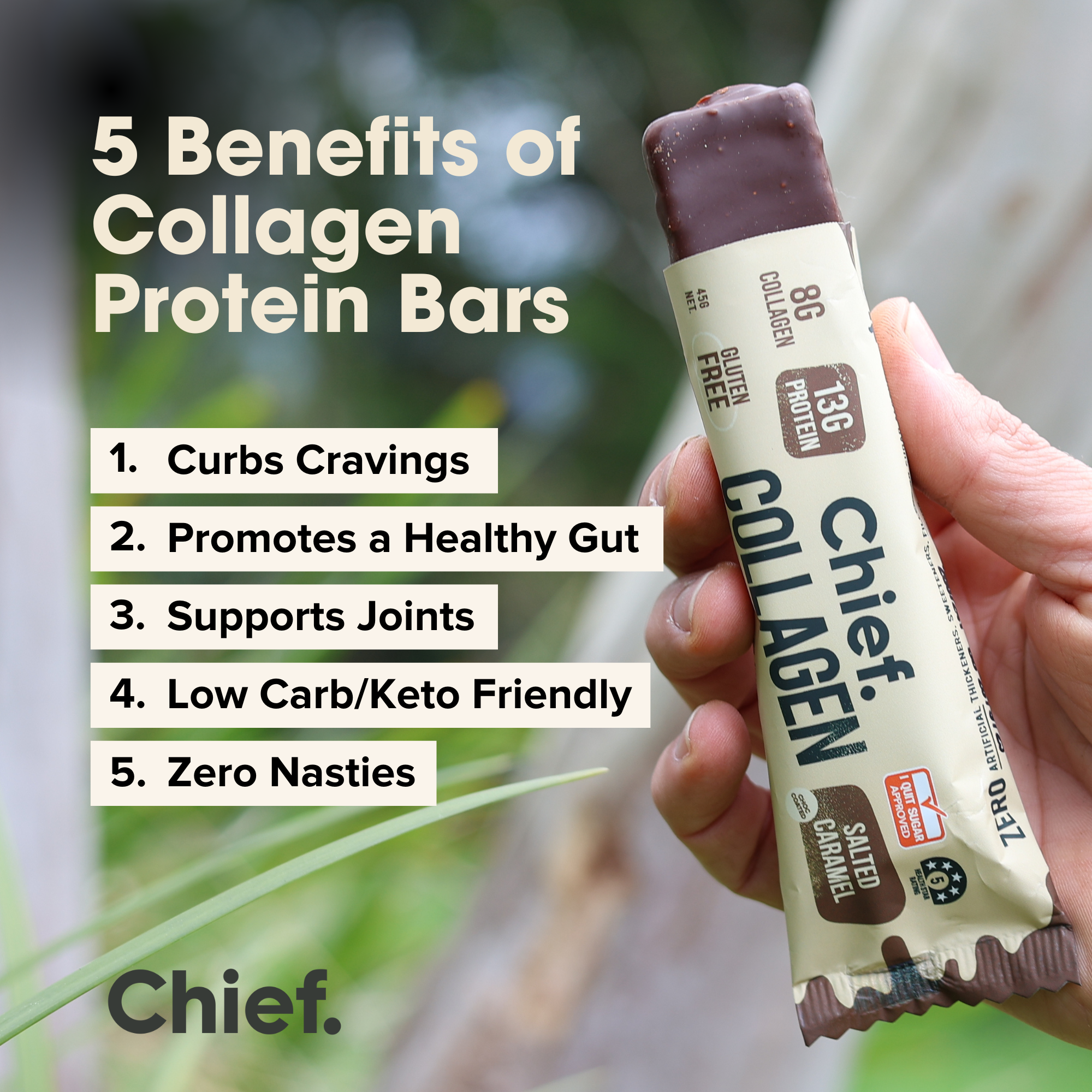Collagen Protein Bar - Salted Caramel (12 bars)