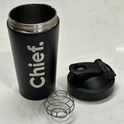 Chief Stainless Steel Protein Shaker 17oz Merchandise Chief Nutrition