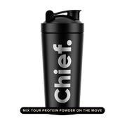 Chief Stainless Steel Protein Shaker 17oz