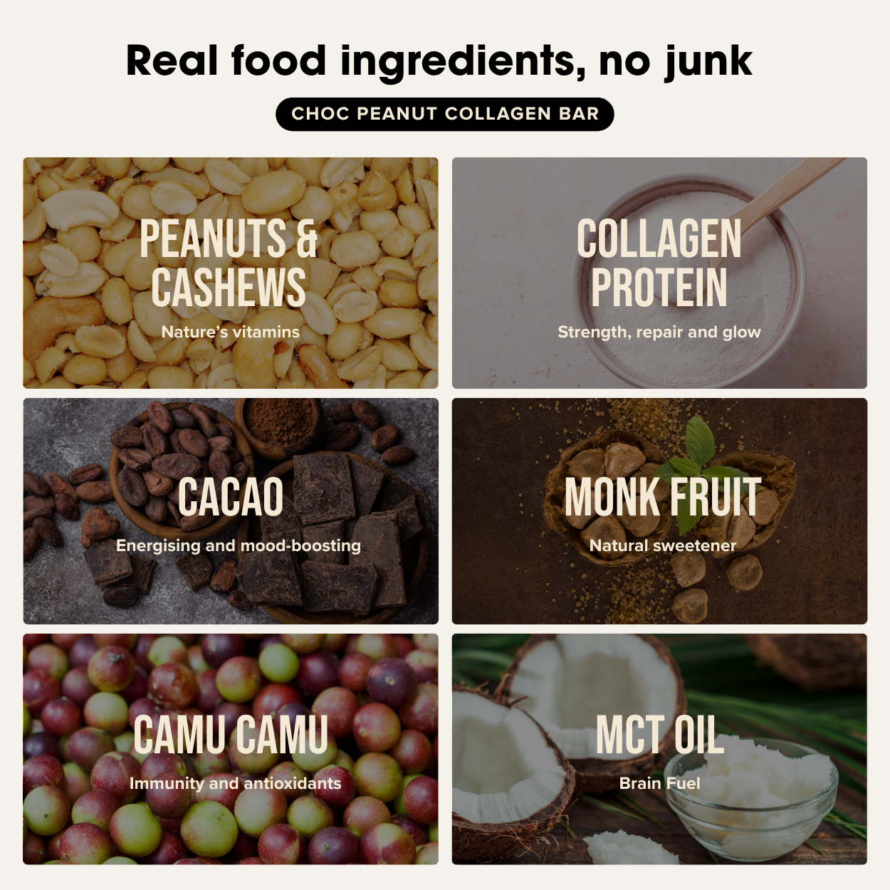 Collagen Protein Bar - Choc Peanut Butter (12 bars) Chief Nutrition