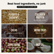 Collagen Protein Bar - Choc Peanut Butter (12 bars) Chief Nutrition