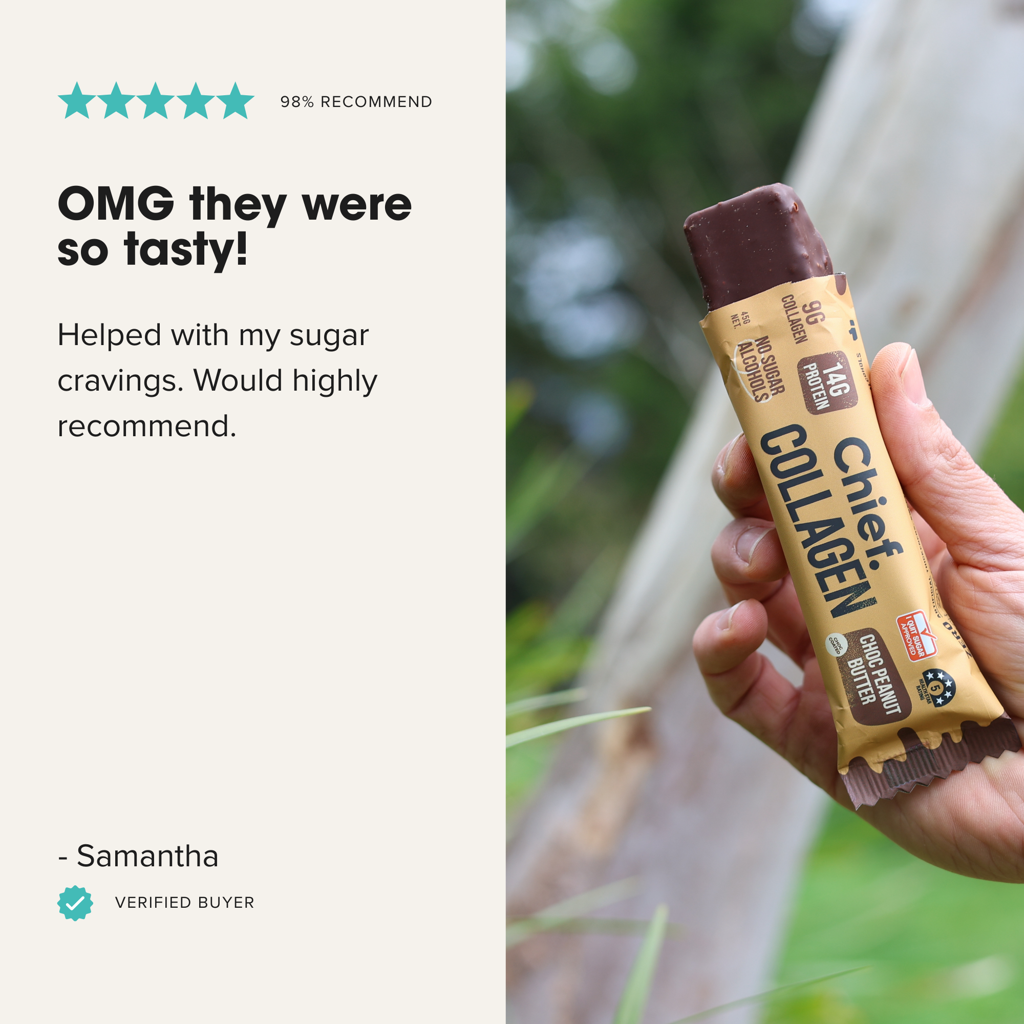 Collagen Protein Bar - Choc Peanut Butter (12 bars)