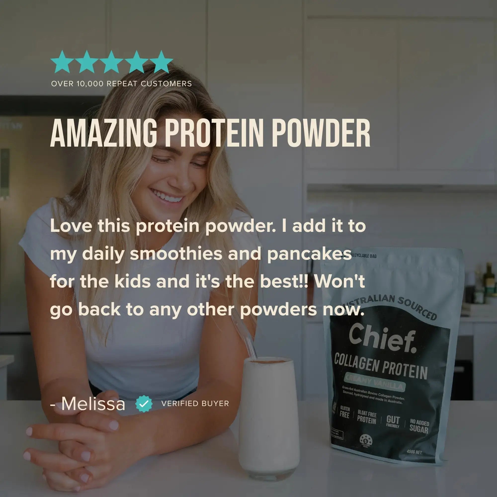 Collagen Protein Powder - Creamy Vanilla (30 serves) Chief Nutrition
