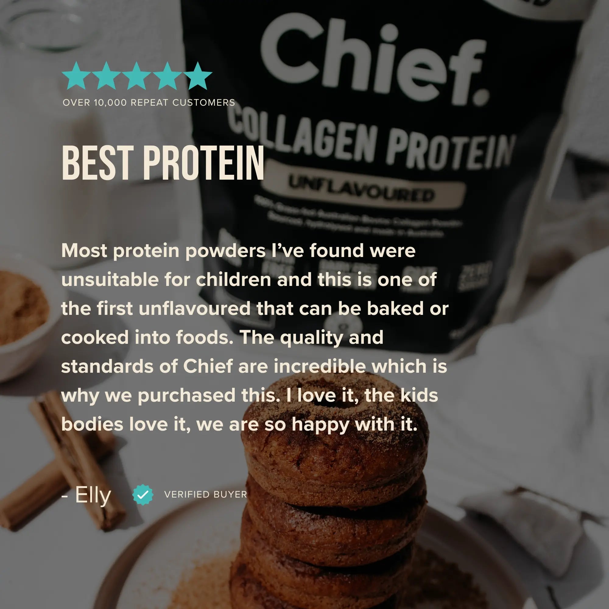 Collagen Protein Powder - Unflavored (30 serves) Chief Nutrition