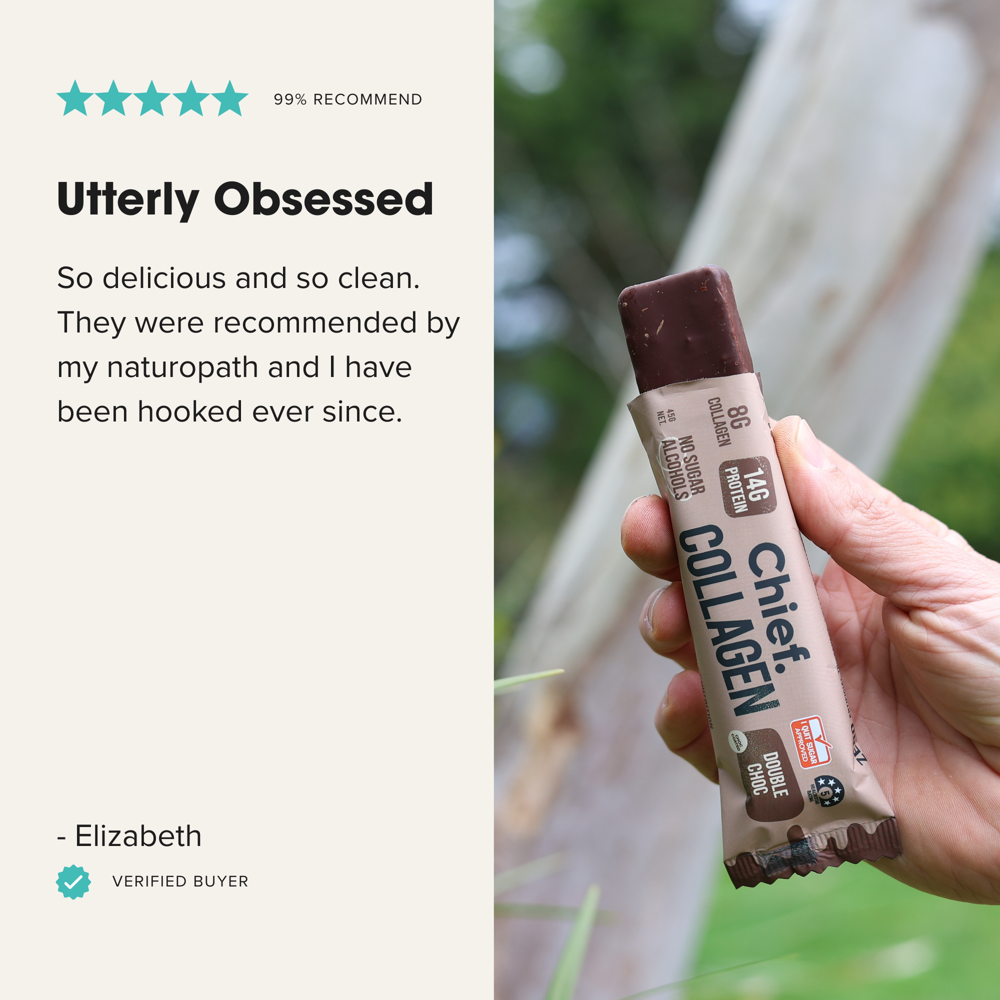 Collagen Protein Bar - Double Choc (12 bars)