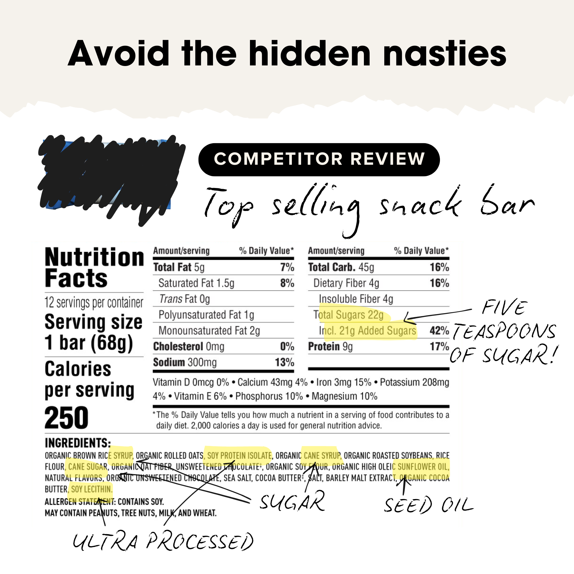 Collagen Protein Hazelnut Brownie Bar (12 bars) - Batch Tested Chief Nutrition