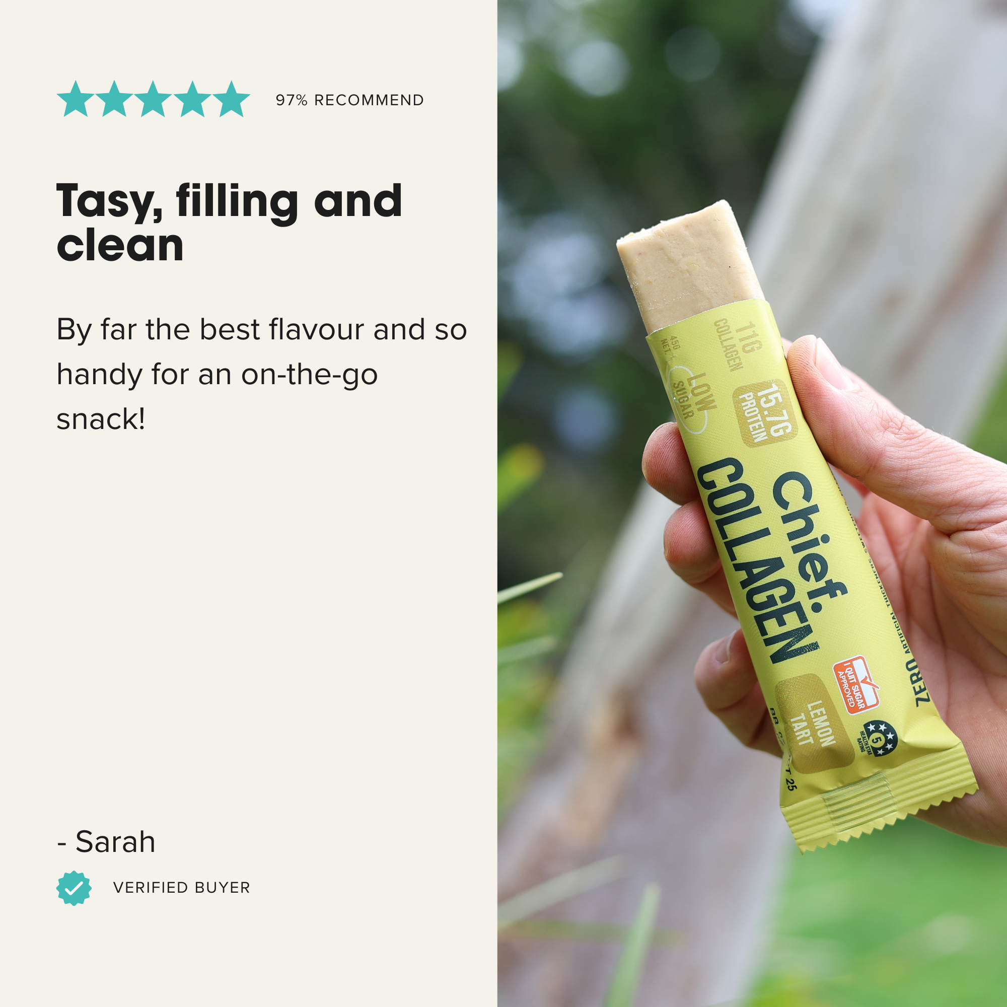 Collagen Protein Bar - Lemon Tart (12 bars)