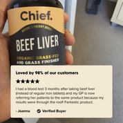 Organic Beef Liver Supplement (120 Capsules)
