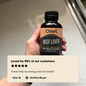 Organic Beef Liver Supplement (120 Capsules)