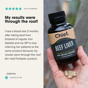 Organic Beef Liver Supplement (120 Capsules)