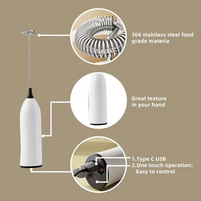 Rechargeable Mini Electric Stirrer and Frother