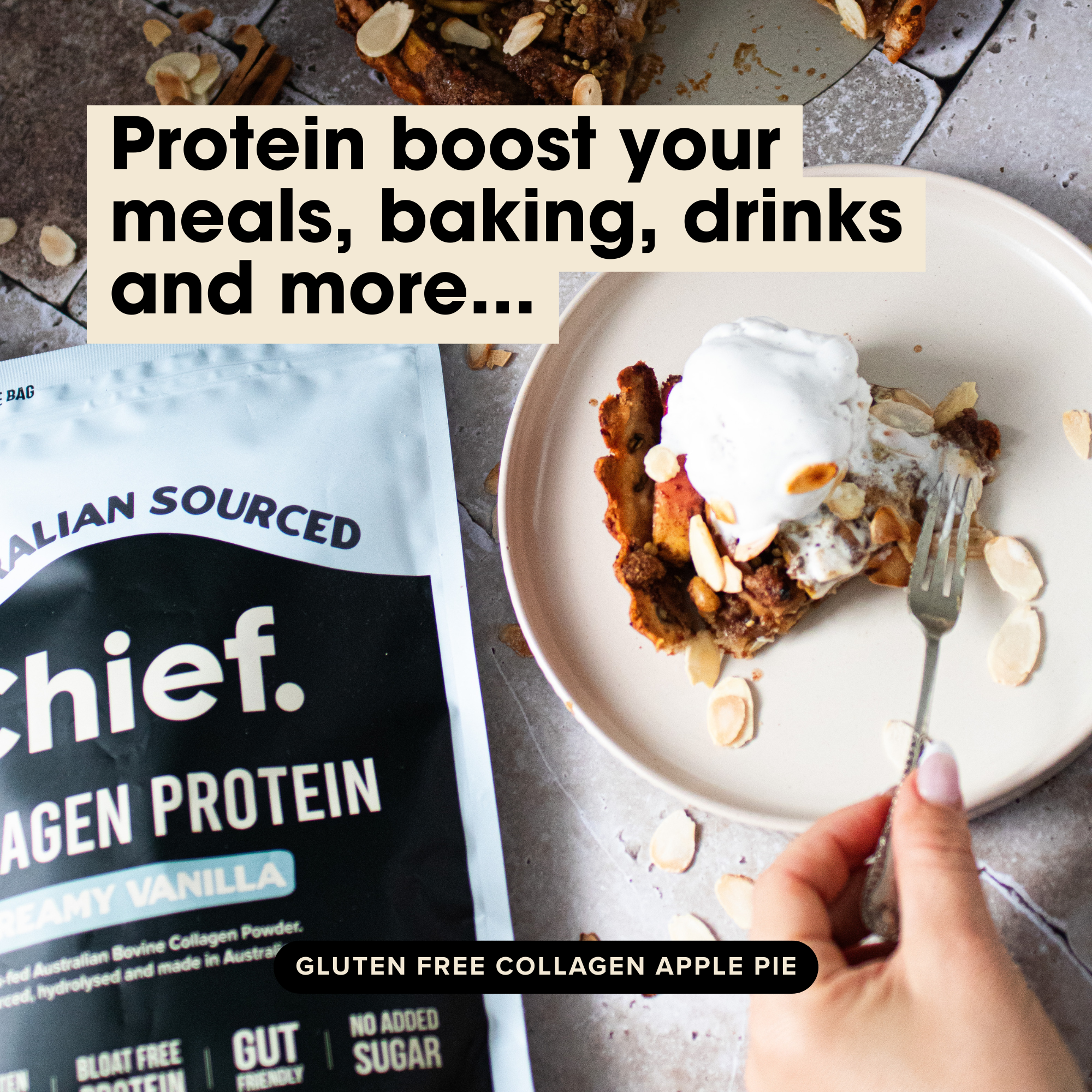 Collagen Protein Powder - Creamy Vanilla (30 serves)