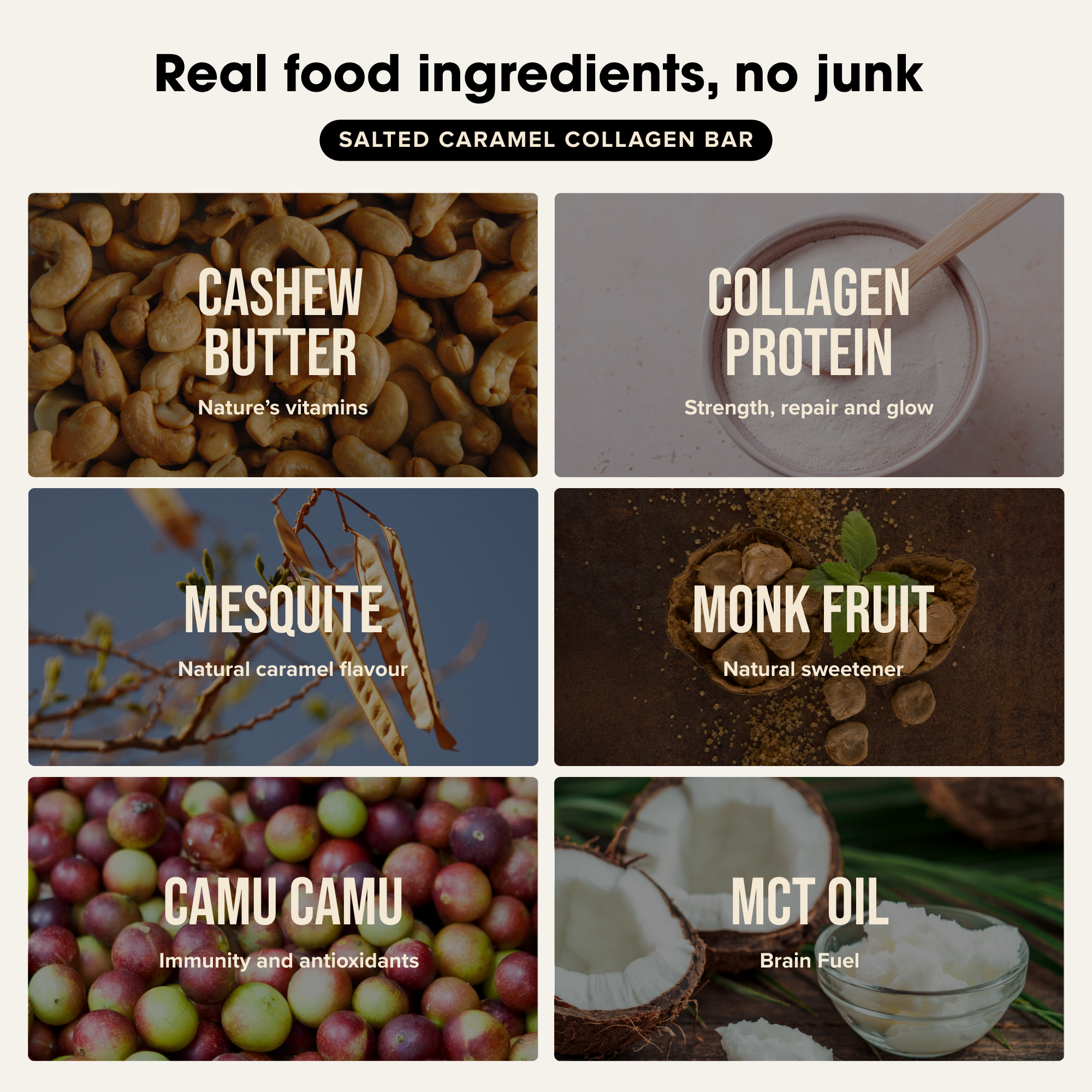 Collagen Protein Bar - Salted Caramel (12 bars)