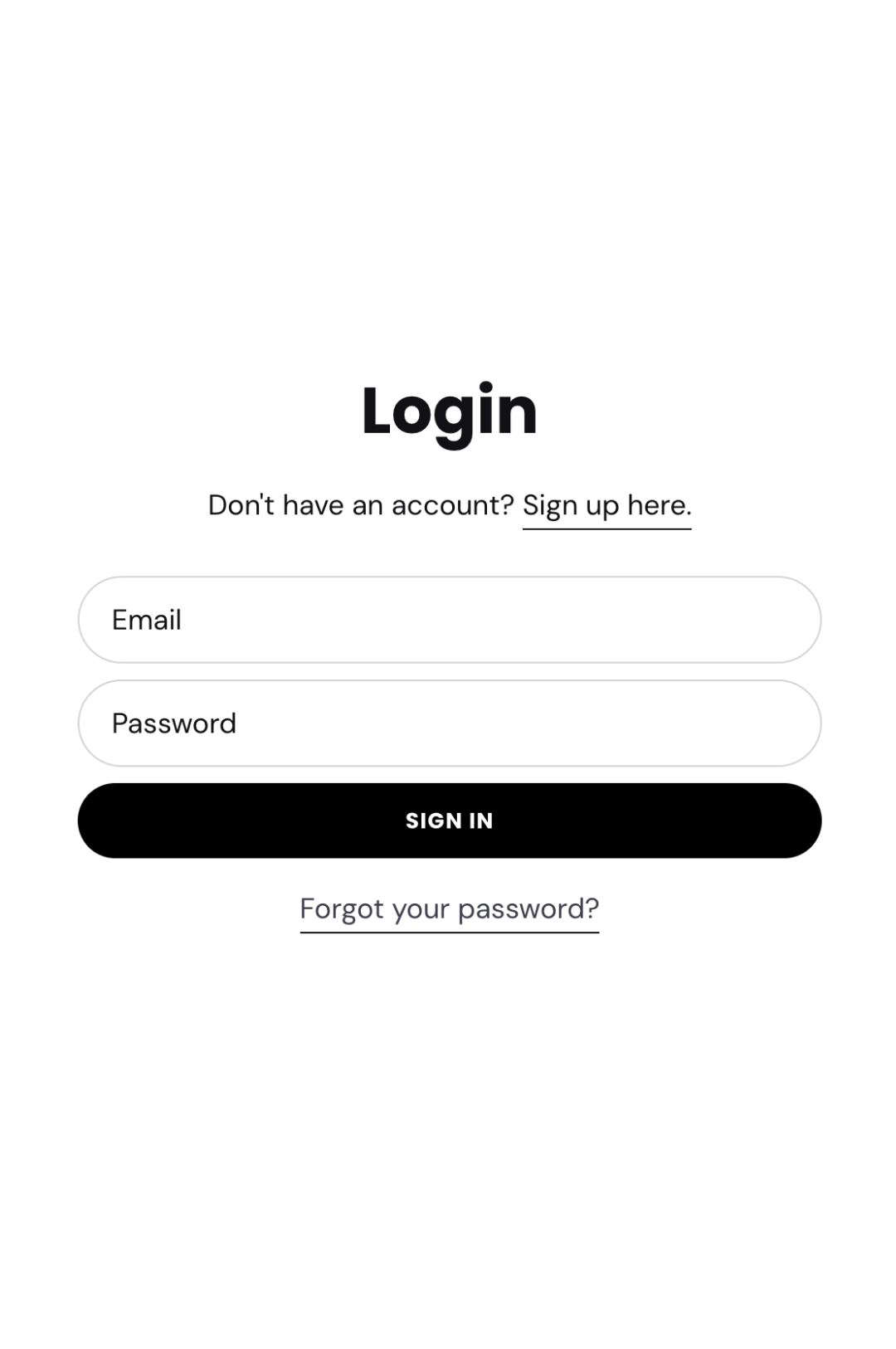 Login or create an account